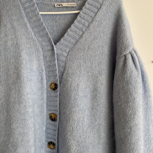 ZARA cardigan w / puffy sleeves - Picture 5 of 6